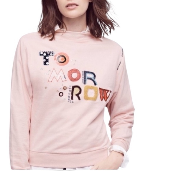 ANTHROPOLOGIE POSTMARK Sweatshirt - Picture 1 of 8